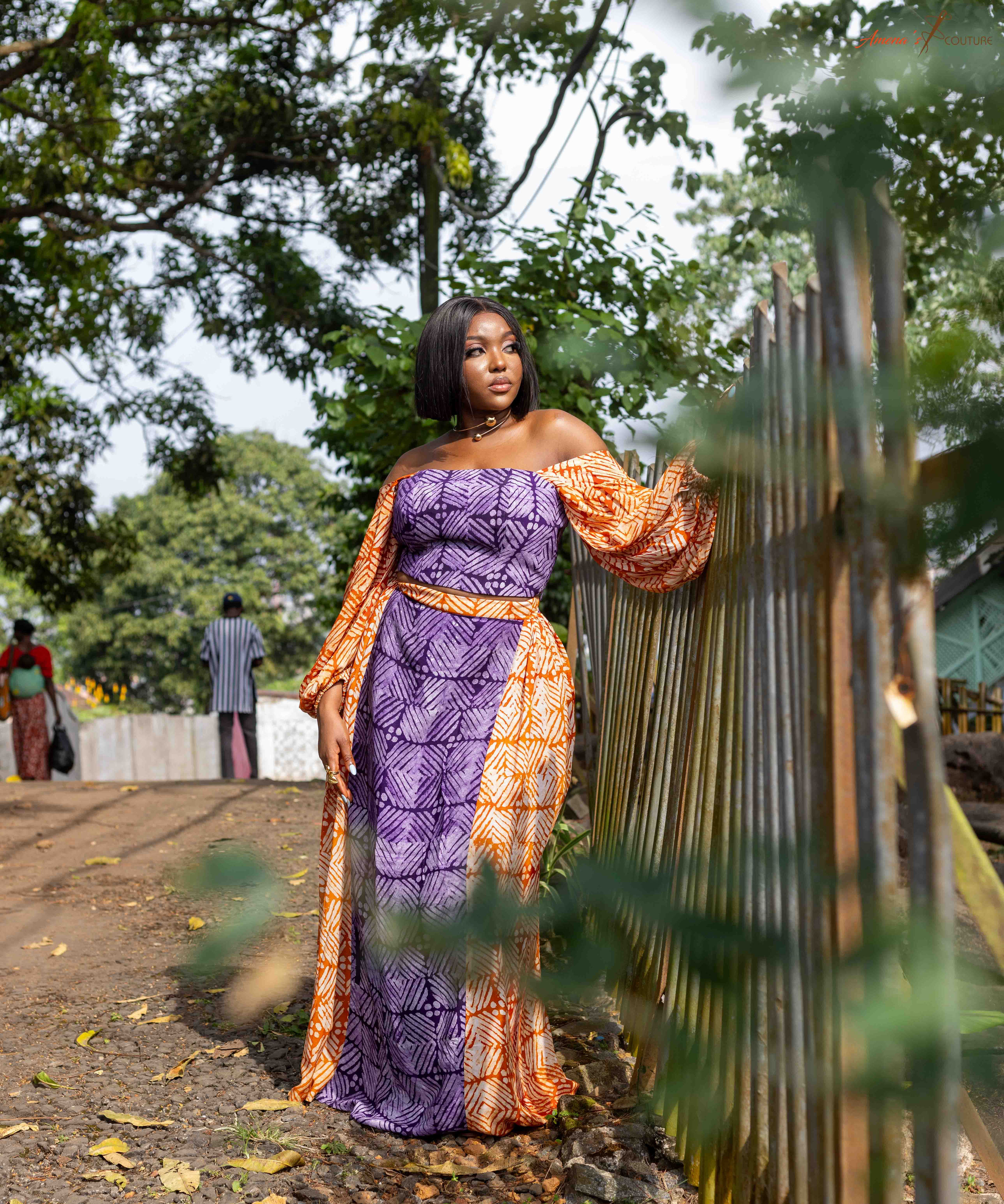 Amena's Couture Collection - African Print Dress